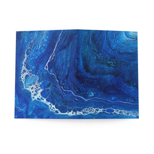 Deep Blue Greeting Card