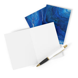 Deep Blue Greeting Card