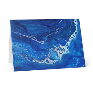 Deep Blue Greeting Card