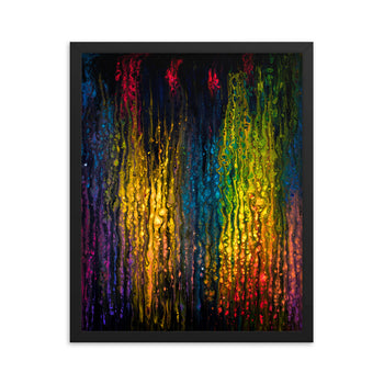 Coloful Rain | Premium Framed poster