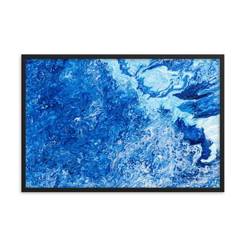 Blue Lovers | Framed photo paper poster