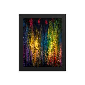 Open image in slideshow, Coloful Rain | Premium Framed poster
